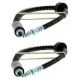 2 Flexibles de frein Peugeot 806 Expert Citroen Evasion Jumpy Fiat Ulysse Scudo