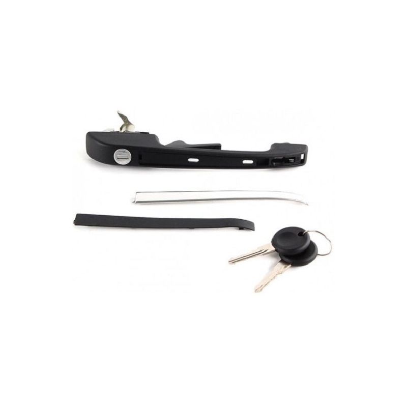 Moulure De Poignée De Porte Arrière Pour Volkswagen Caddy (2004-2020) - Noire, Référence 2K5827574S9B9