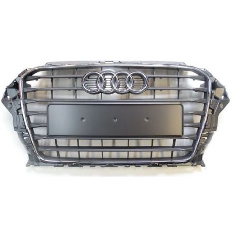 Grille de Calandre Audi A3 3/5 portes AVEC MOULURE CHROMEE