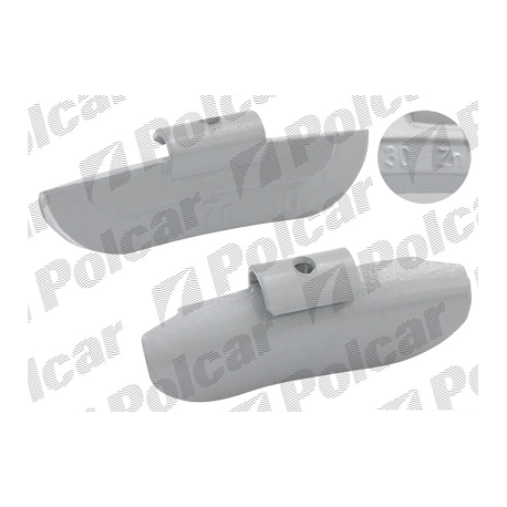 Clips jantes en acier poids 30 g